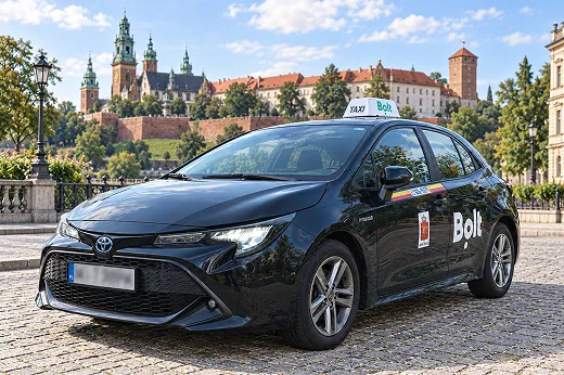 Toyota Corolla Hybrid Hatchback for taxi work in Krakow