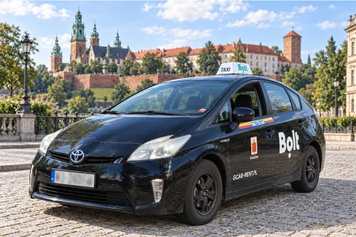 Toyota Prius 3 Hybrid for taxi work in Krakow