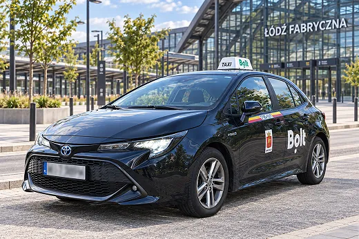 Toyota Corolla Hybrid Hatchback for taxi work in Lodz
