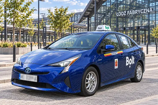 Toyota Prius 4 Hybrid for taxi work in Lodz