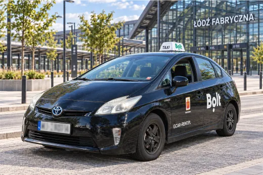 Toyota Prius 3 Hybrid for taxi work in Lodz